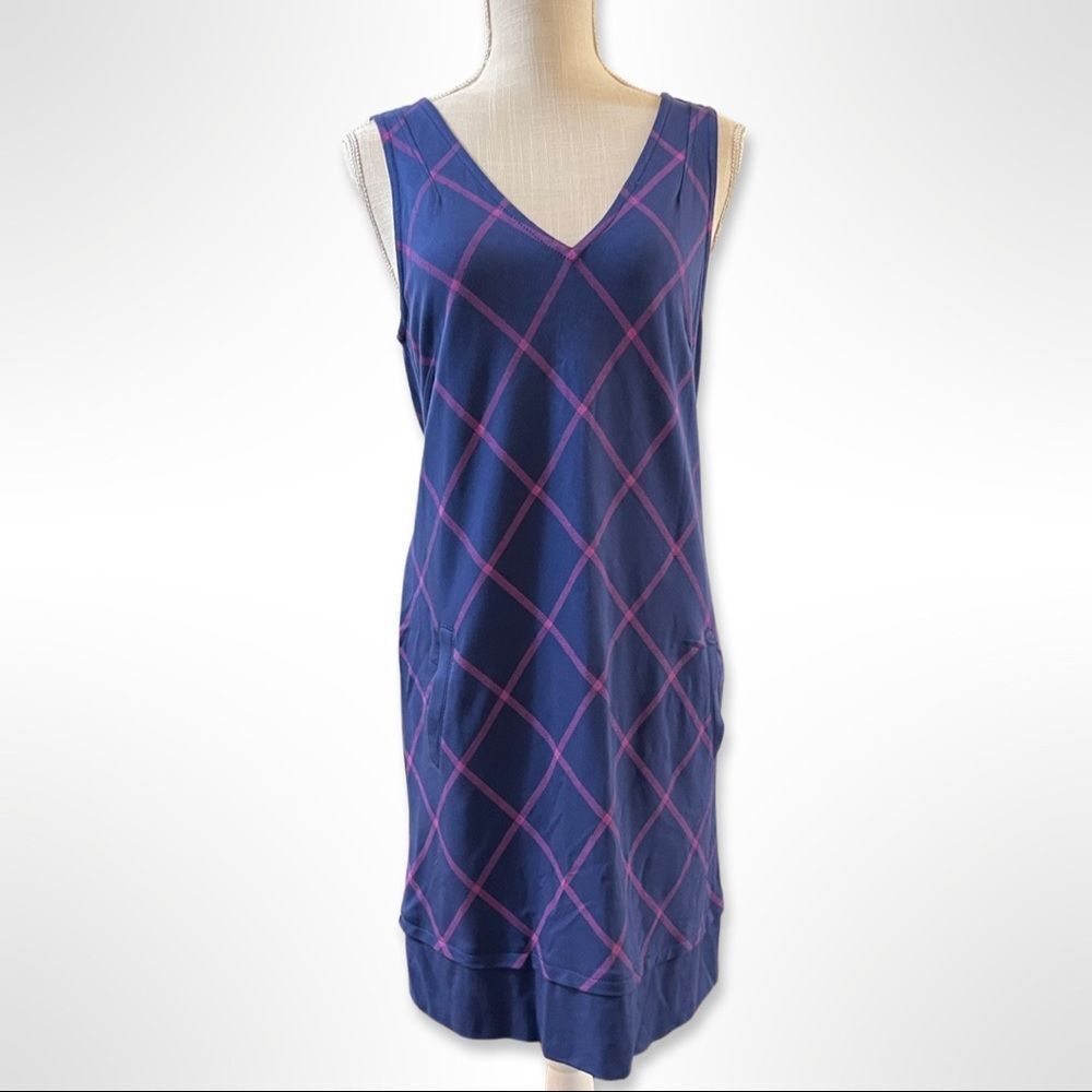 𝅺southern Tide Purple Blue Night Dress